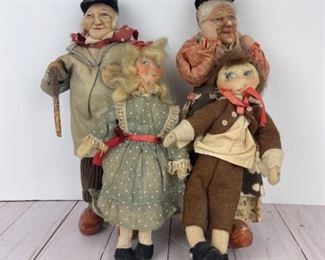 Ravca Doll Family Grandparents and Children