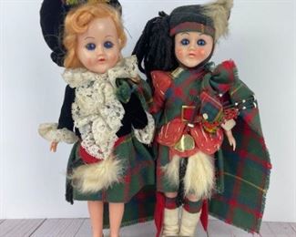 Scottish Dolls Boy and Girl
