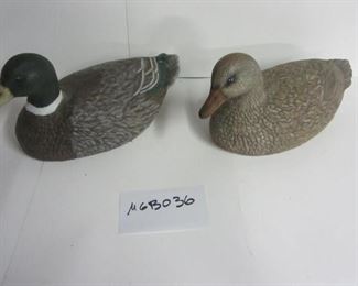 Set of Two Ceramic Ducks