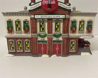 Snow Village Coca Cola Bottling Plant