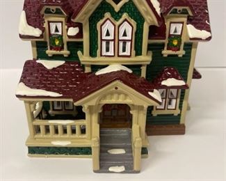 Snow Village Hartford House