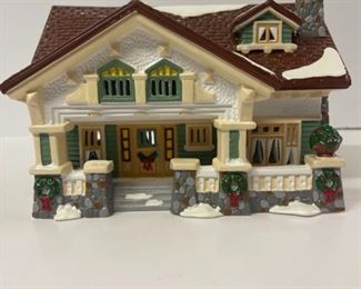 Snow Village The Craftsman Cottage
