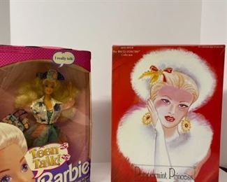 Teen Talk Barbie and Peppermint Princess Barbie