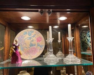 . . . another set of candle holders, a Royal Doulton, and decorative plate