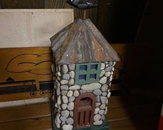 . . . this birdhouse was made by a Michigan artist and sold for $180 -- never used!