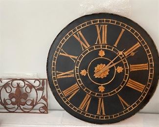 Clock is 32” in diameter