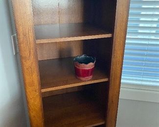 tall narrow bookcase 59”h x 22”w x 16”d