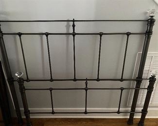 Full metal headboard and footboard