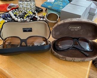 Chanel 6014 and Coach “Suzie” sunglasses 