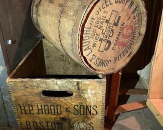 Antique crates/barrels