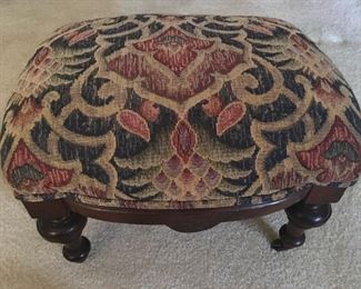 Tapestry Footstool