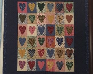 Heart quilt