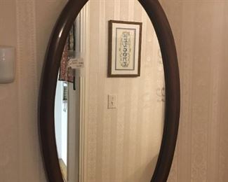 Oval mirror
