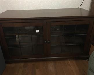 beautiful cherry display cabinet
