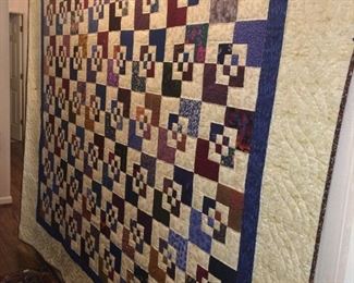 Log cabin quilt