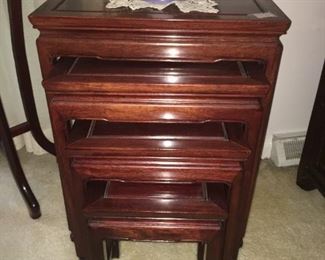 4 pc . nesting tables
