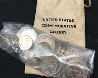 various assortment commemorative state coins