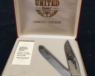 limited edition  / colt 45  peace maker army knife