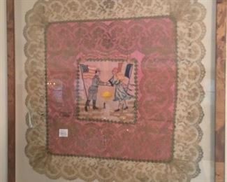 1918 souvenir pillow case world war 1 France