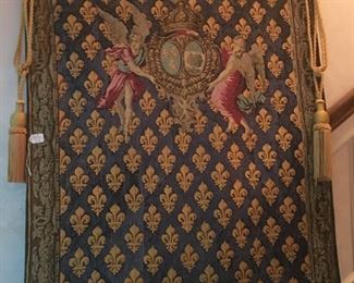 Beautiful wall tapestry with gold tassels