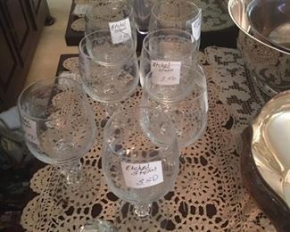 etched stemware