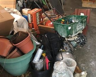 out door garden supplies and statuary