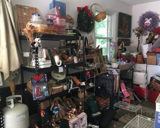 out door camping , and b.q. equipment  and various items for inside and outside of home