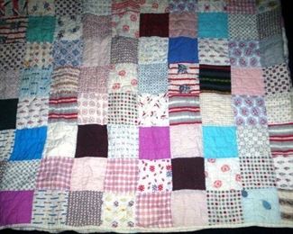 hand sewn quilt