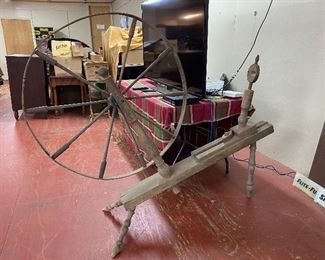 Early Spinning Wheel