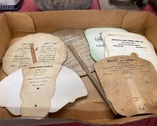 Old Advertising Fans