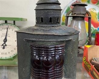 Old Triples Nautical Ship Lantern