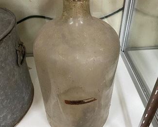 Large Glass Water Bottle