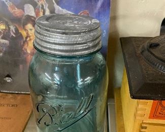 No. 13 Blue Ball Jar