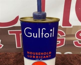 Unused Vintage Gulfoil Can