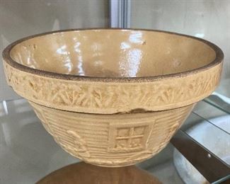 Old Yellow Ware U.S.A. Bowl