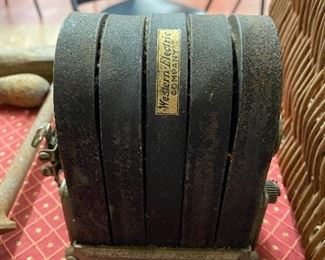 Western Electric 5 Bar Magneto