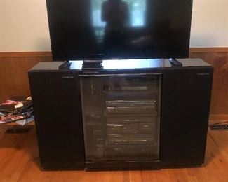 vintage electronic stereo set