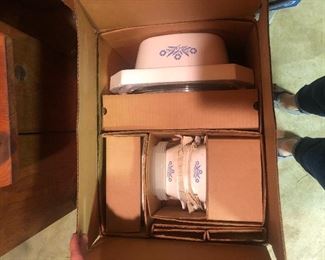 vintage corning ware, nib