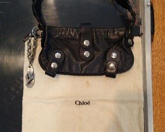 Chloe Black Leather Handbag and dust bag, purchased in 2004 or 2005.  Soft and supple.