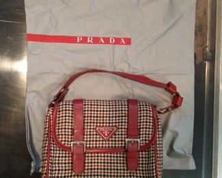 Authentic European Prada Milano handbag and dust bag for $300. or best offer.  Purchased in Munich Germany in 2002.