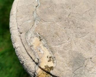 Silica Quartz vein in the limestone Marble; 100% natural stone.