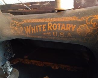 Rare "White Rotary" Sewing machine. Call in to arrange viewing.