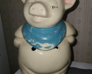 Antique Piggy Cookie Jar