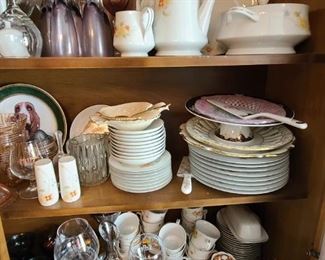 Assorted China & Glassware