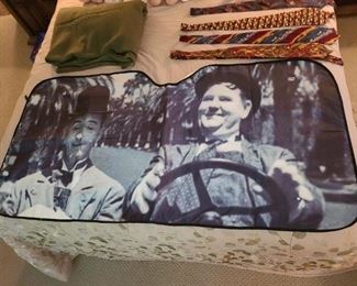 Laurel And Hardy Windshield Cover