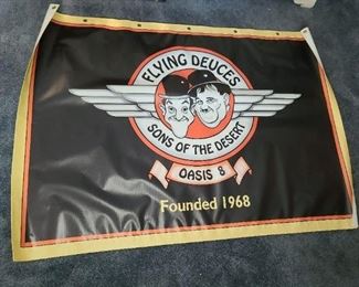 Flying Deuces Sons Of The Desert Laurel And Hardy Advertising Banner