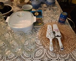 Assorted Glassware, China, Etc.