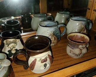 HANDMADE & HANDSIGNED POTTERY MUGS