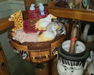Noah's Ark Ceramic Cookie Jar