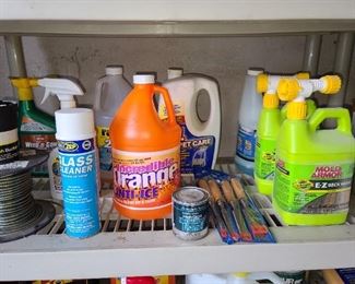 Assorted Cleaning Products & Chemicals